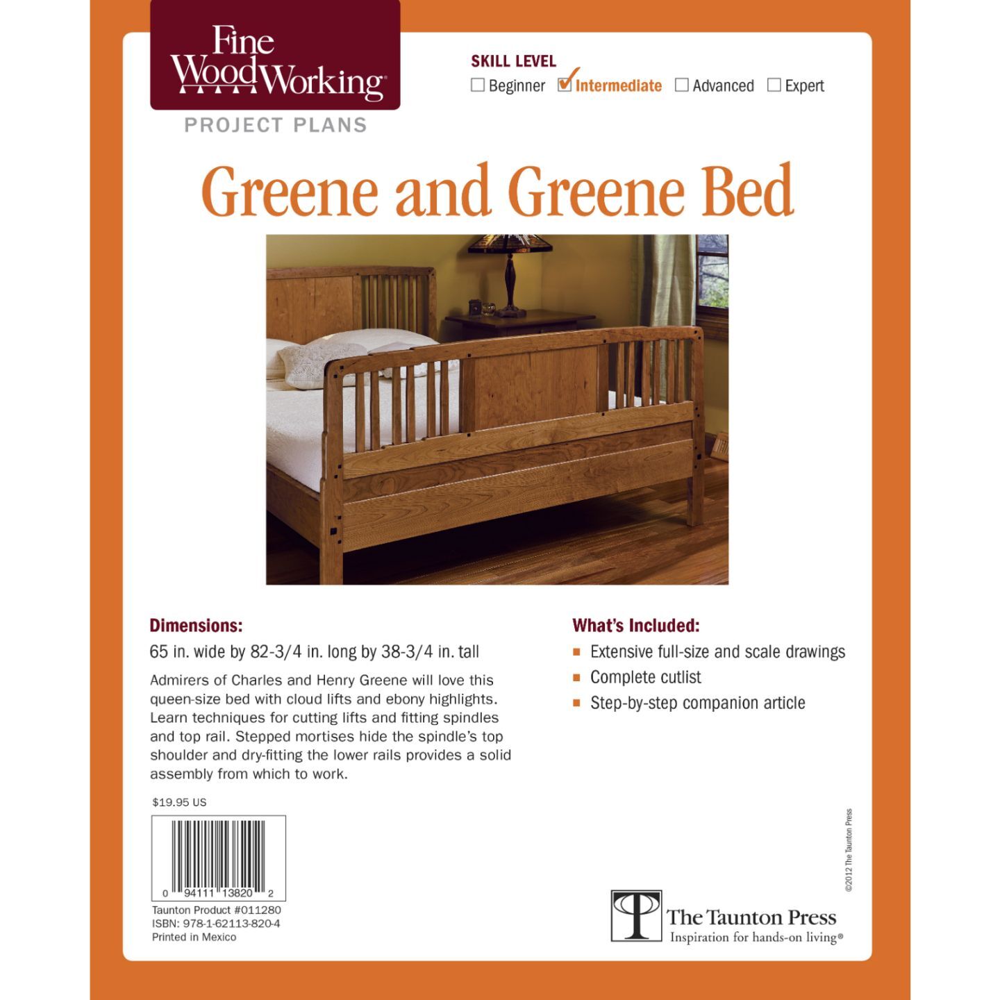 Greene And Greene Bed Plan Taunton Press