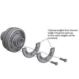 Vicmarc V01230 Additional Weights for Eccentric Chuck - 2 Pieces
