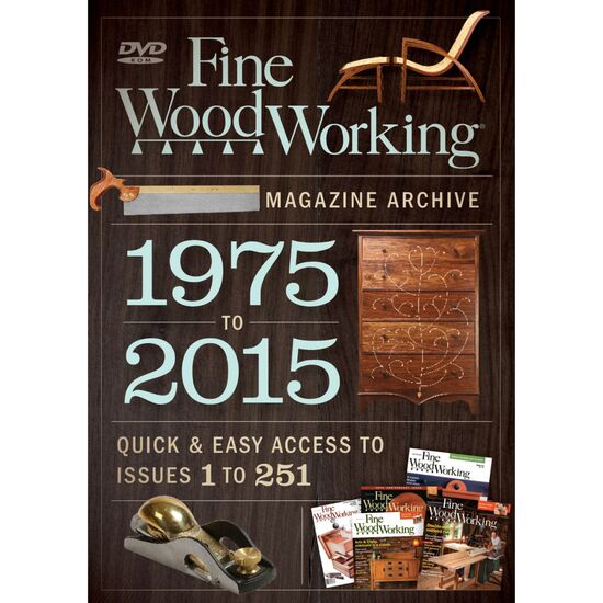 Fine Woodworking Magazine Archive 1975 2015 Dvd Taunton Press