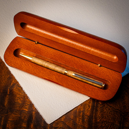 Slimline Pen Gifting Set – With Timber Display Case