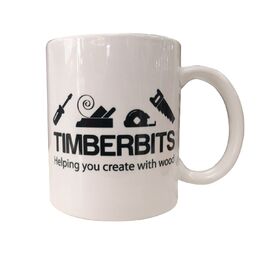 Timberbits Mug - I Turn Wood Into Things (Mug Colour: White)