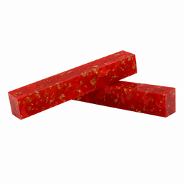 Red with Gold