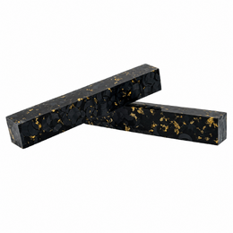 Black with Gold