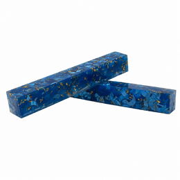 Blue with Gold