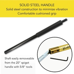 Woodcut Pro-Handle 20" for 5/8" Shafts