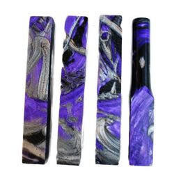 Purple Metal - Poly Resin Pen Blank