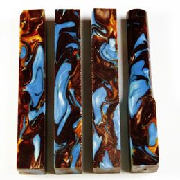 Blue Shakespeare - Poly Resin Pen Blank