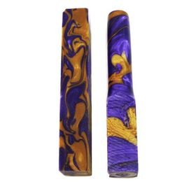Crumble Violet - Poly Resin Pen Blank
