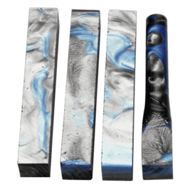 Arctic Squall - Poly Resin Pen Blank