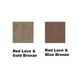 M3 Knife Scales - Red Lava range(Colour:Red Lava & Blue Bronze)
