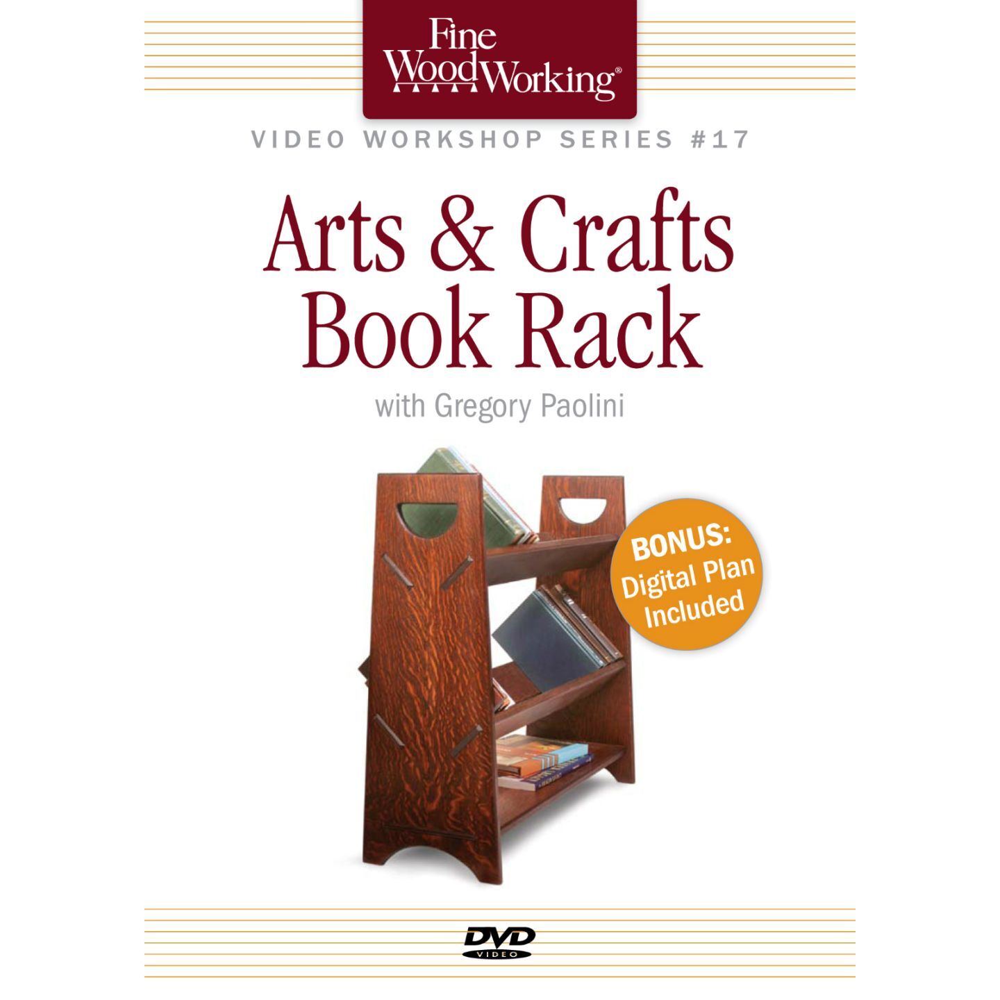 Arts & Crafts Book Rack (DVD) - Taunton Press