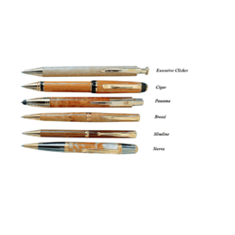 Executive Clicker Pen Kits (Trivalent Chrome)