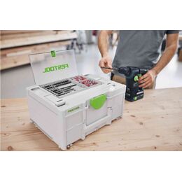 Festool Systainer3 SYS 2 Medium 187mm x 396mm with Storage Lid (577347)