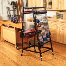 WoodRiver Mobile Clamp and Storage Rack
