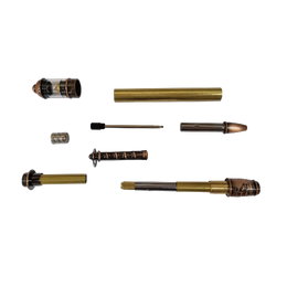 Lighthouse Pen Kit Bundle (5 x Antique Rose Copper & 5 x Gun-Polish) – Black Friday Special