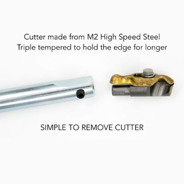 Woodcut Pro-Forme Solid 5/8" Shaft Slight Bent
