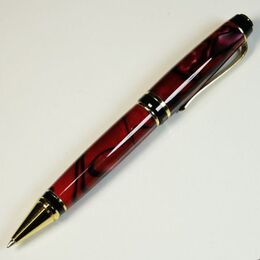 010 - Carmine with black lines