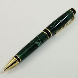 022 - Dark Green with White lines