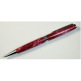 Crushed Pink - Poly Resin Pen Blank