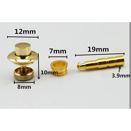 Wooden Box Hardware Accessories Button Lock 12mm Gold