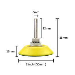 50 mm (2") x 6 mm PSA Back-up Sanding Pads