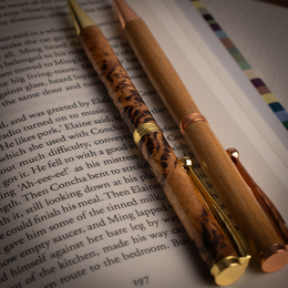 Slimline Pen Gifting Set – With Timber Display Case