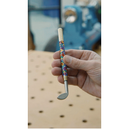 Wood Golf Pen Kit - Chrome