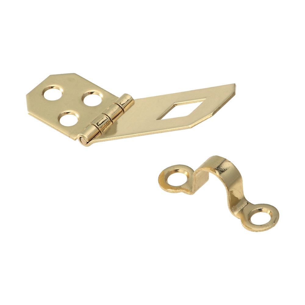 National Hardware Hasp Solid Brass 3/4" x 2-3/4"