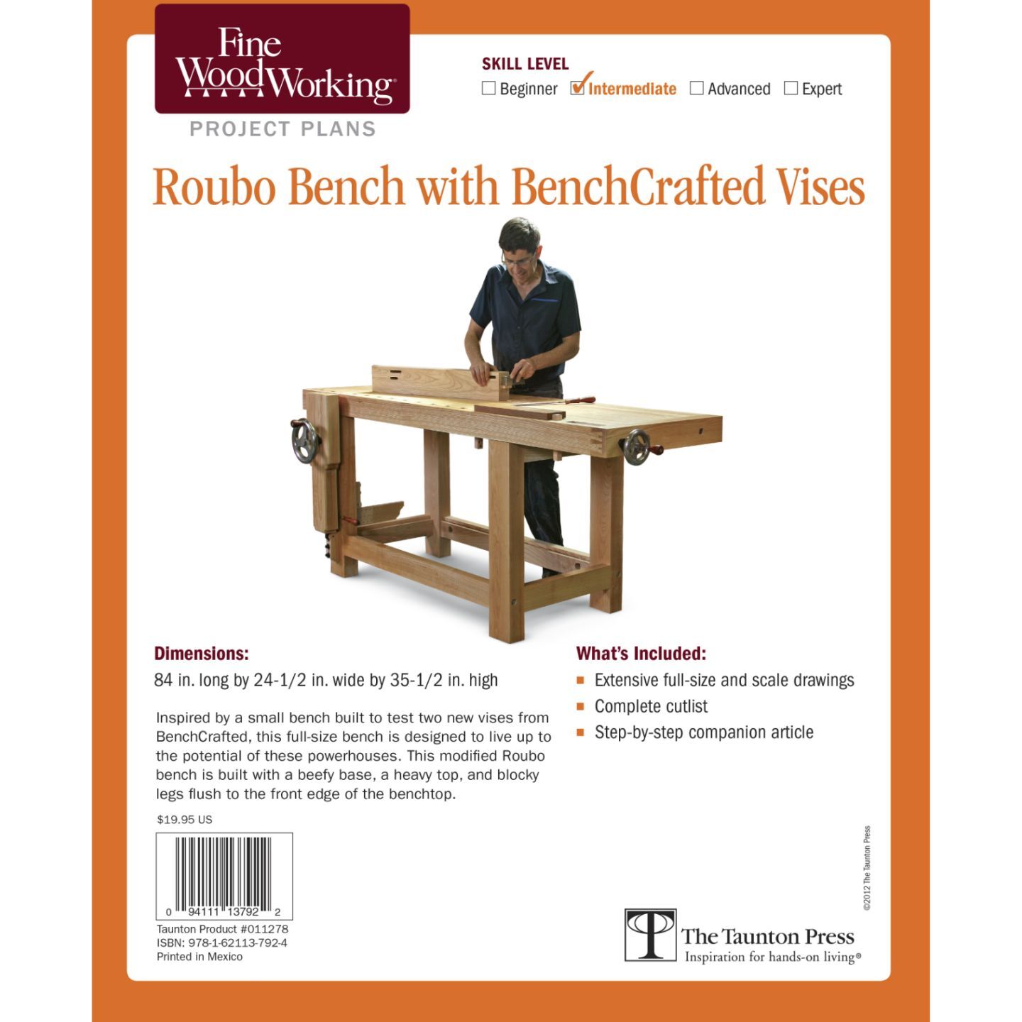 Roubo Bench with Bench Crafted Vises Plan