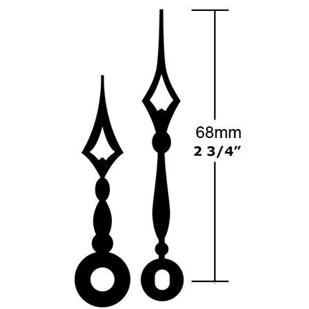 spade watch hands