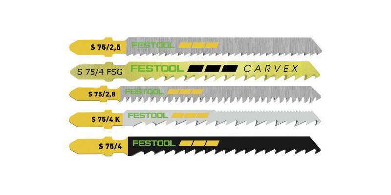 Festool Jigsaw Blade Assortment Set - 25 Pack (204275)