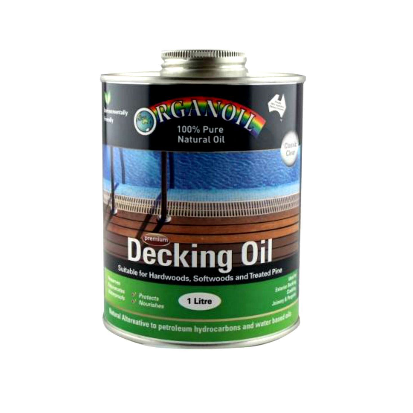 Organoil Decking Oil (Classic Clear) - 1 Litre