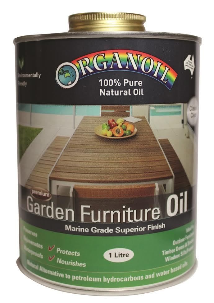 Organoil Garden Furniture Oil (Clear) - 1 Litre