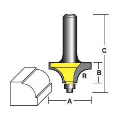 Econocut EY608B 1/2" Beading Router Bits