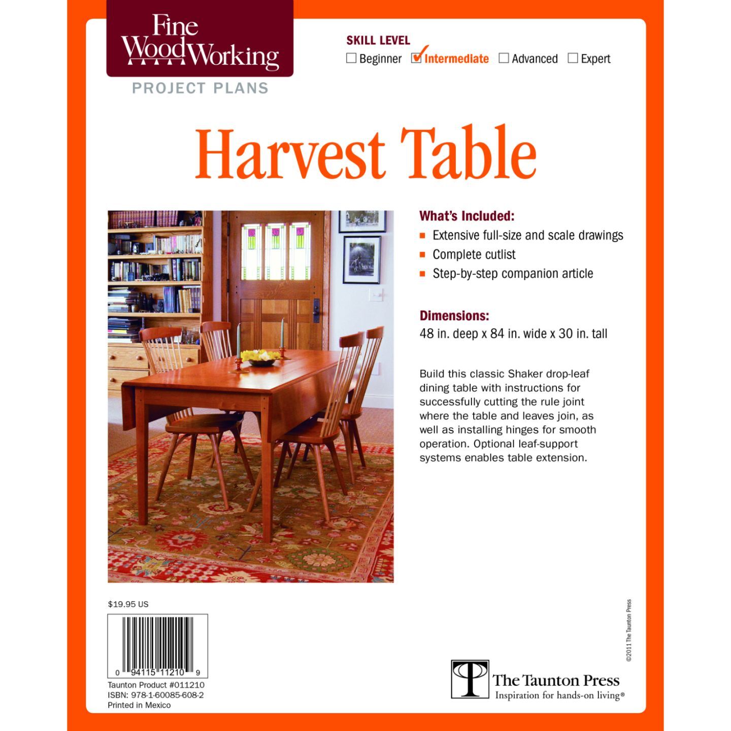 Harvest Table Plan