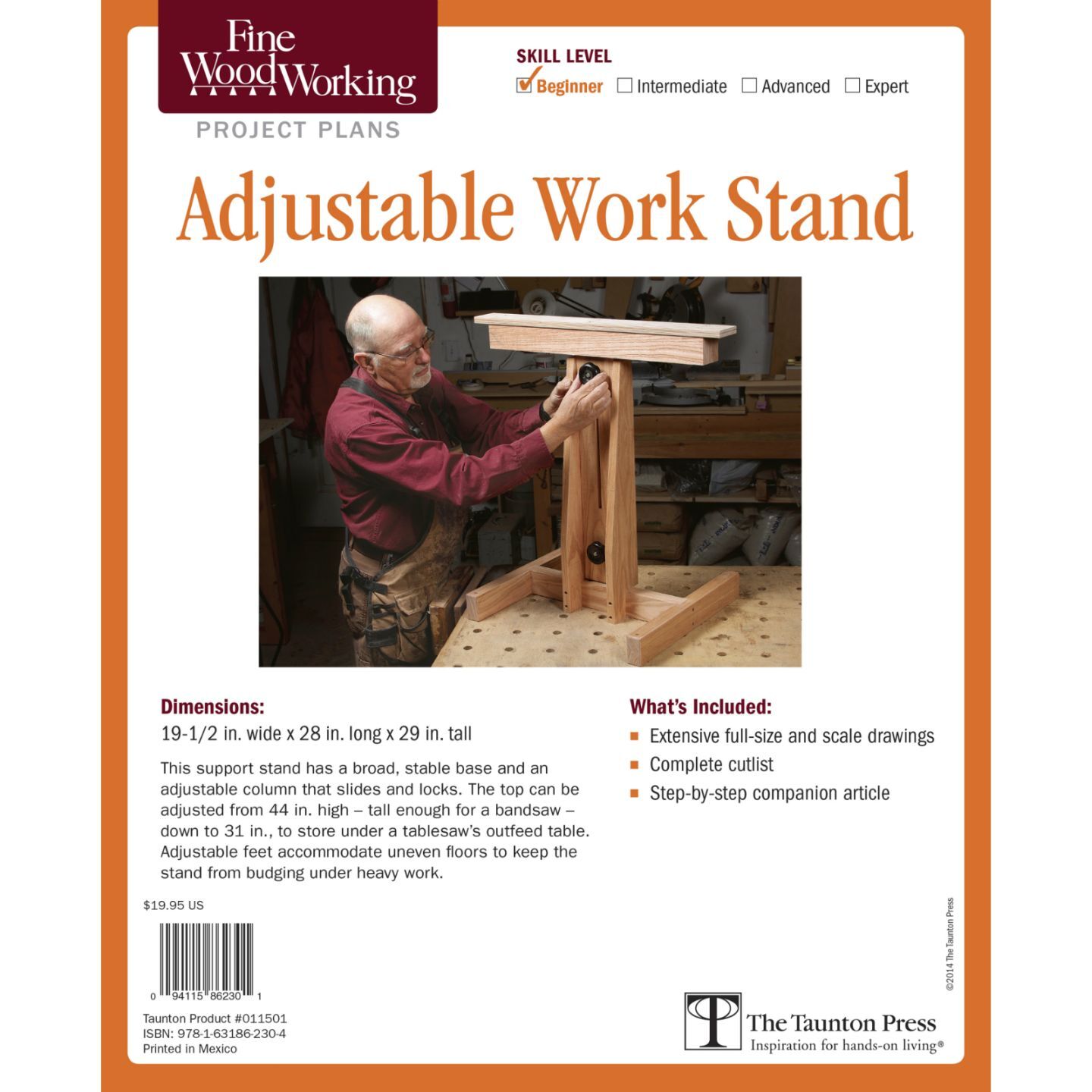 Adjustable Work Stand Plan
