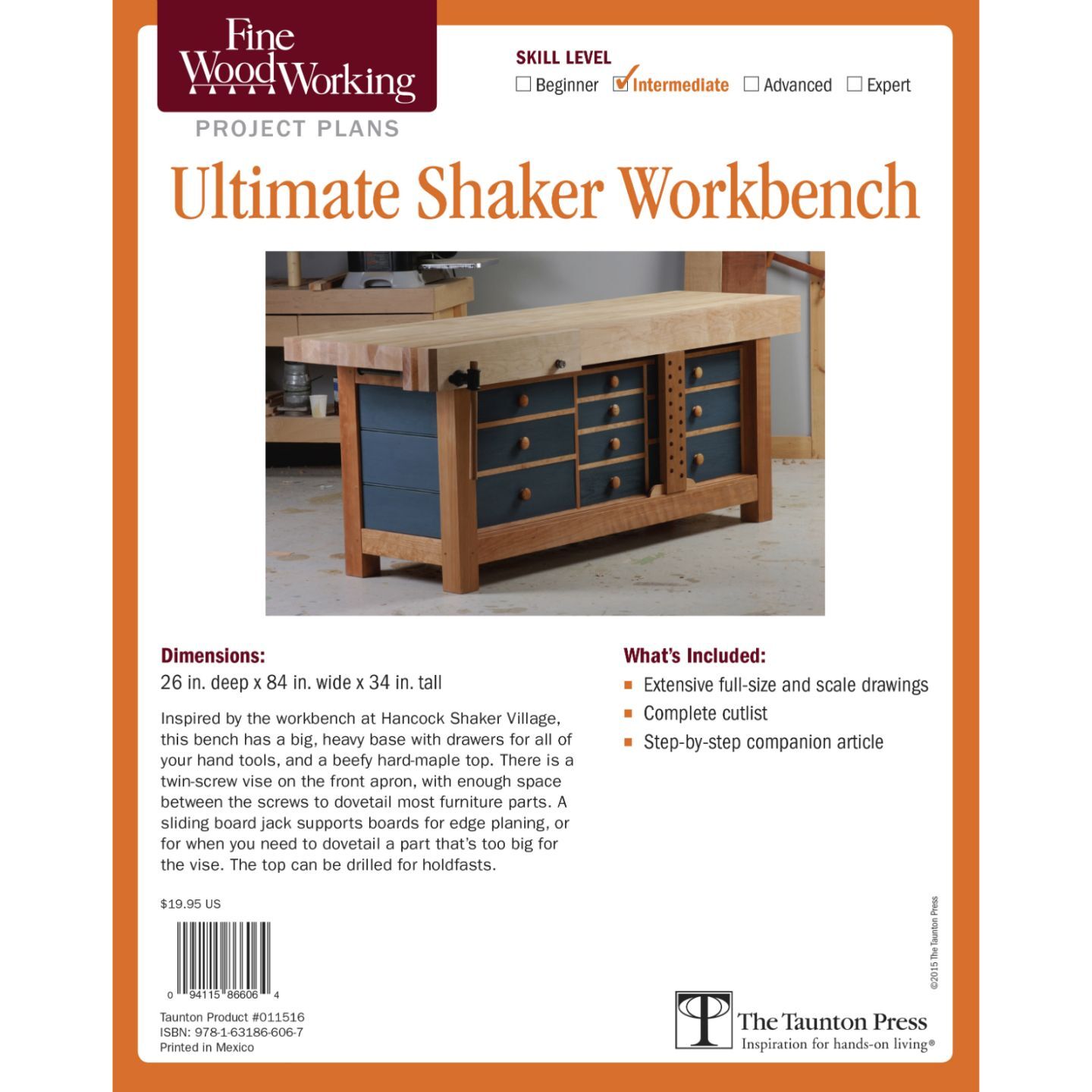 Ultimate Shaker Workbench Plan