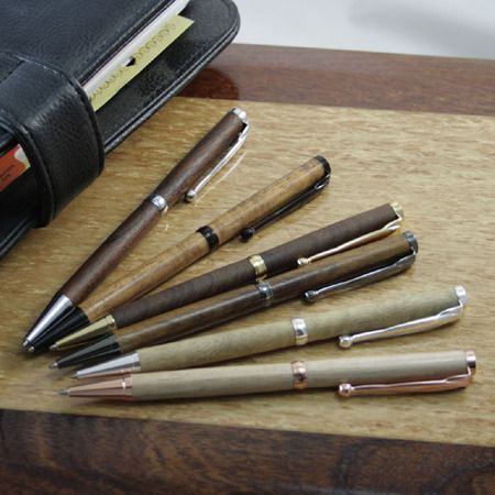 Fancy Slimline Pen Kits - Chrome