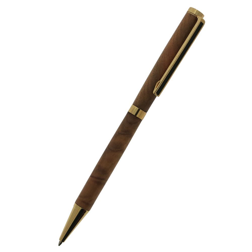 7mm Slimline Pen Kits (Chrome - Black Stripe)
