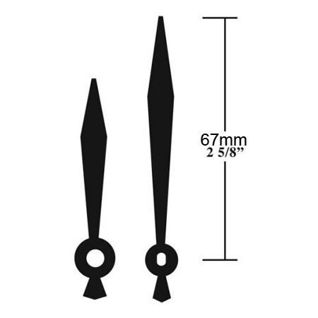 67mm Sword Hands(Plating:Black)