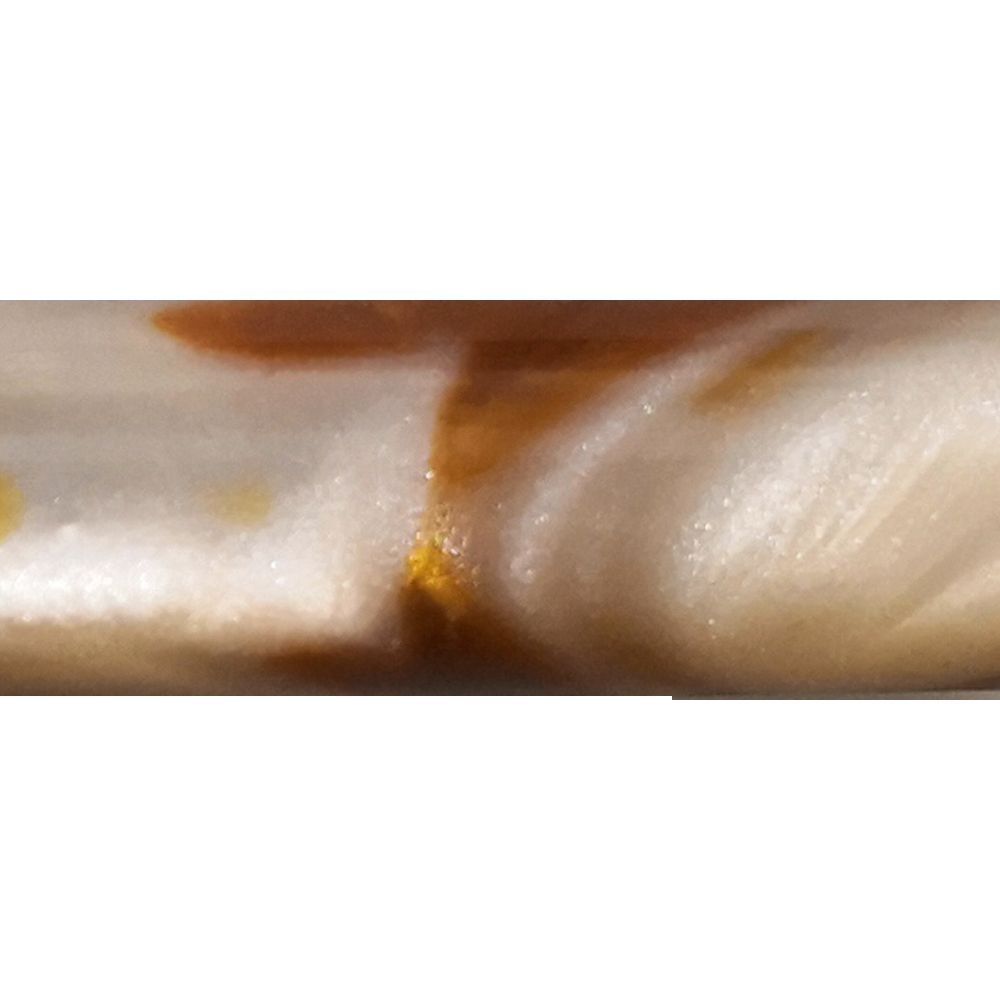 Gold in Pearl - Poly Resin Pen Blank