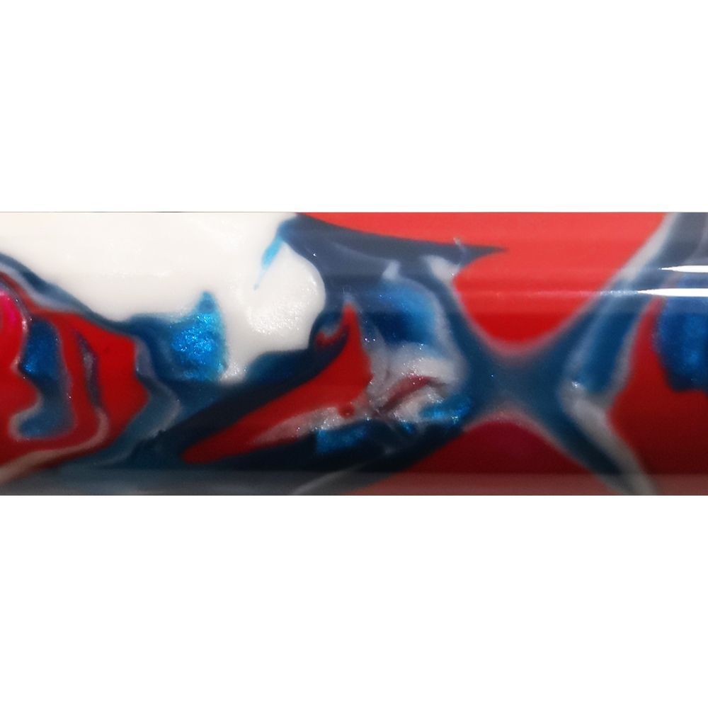 Red, White and Blue - Poly Resin Pen Blank