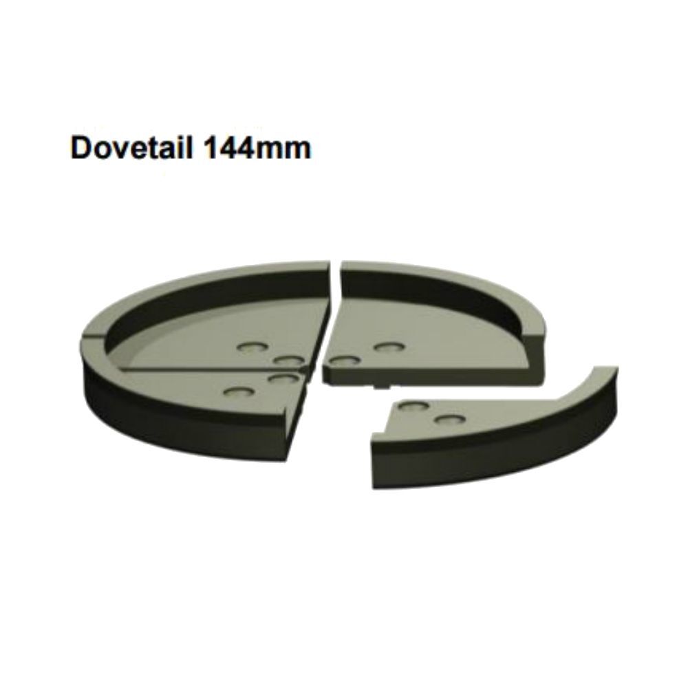 Vicmarc V00643 VM 90/100 Dovetail Jawsets(Types:144mm)
