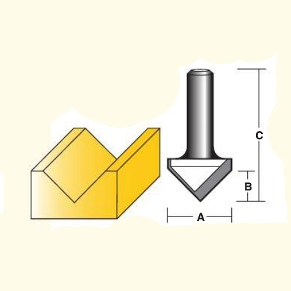 carbitool vee groove