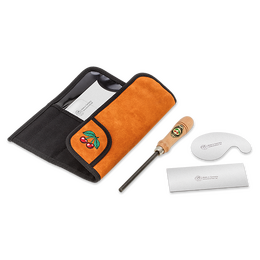 Kirschen 4-pce Cabinet Scraper Set- With Leather Wallet