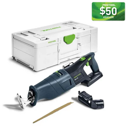 Festool RSC 18 18V Cordless Reciprocating Saw Basic in Systainer (576947)
