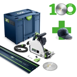 Festool TS 60K 168mm Plunge Cut Saw in Systainer with 1400mm Rail (577419)