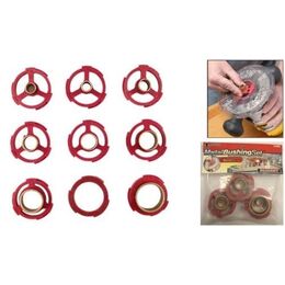 Milescraft 1266 9PC Metal Nose Bushing Set (Metric)