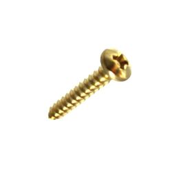 Brass Plated Round Head Screws