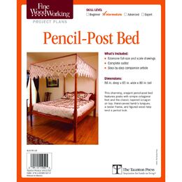 Pencil-Post Bed Plan